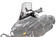 Powermadd Vindruta Ski-Doo Gen5 Hög 21", Klar/Svart grafik - Vindrutor - D478616 - 1