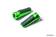 Puig Footpegs Racing+Rubber Rig/Left C/Green - Fotpinnar - D184396 - 1