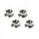 Scar 6 x Titanium HEX HEAD FLANGE NUT M8 - titanium Gr5-Ti - Bultar & Bultserier - D461066 - 1