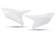 UFO Sidopanel YZ450F 23-.. YZ250F 24-.. Vit 046 - Nummerplåtar - D446346 - 1