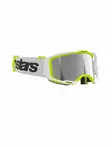 Alpinestars Goggle Vision 8 WORDMARK Vit/Gul Fluo/Spegel Silver - Goggles Onroad - D480706 - 3