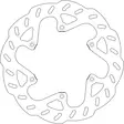 GOLDFREN Bromsskiva bak YZ/YZF/WR125-450 02-18 - Bromsskivor - D19356 - 2