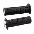 ODI (Single-Clamp) GRIPS ROGUE ATV/PWC - V2.1 L/O 125mm ¾ Flg Black w/Silver Cla - Handtag - D490386 - 1