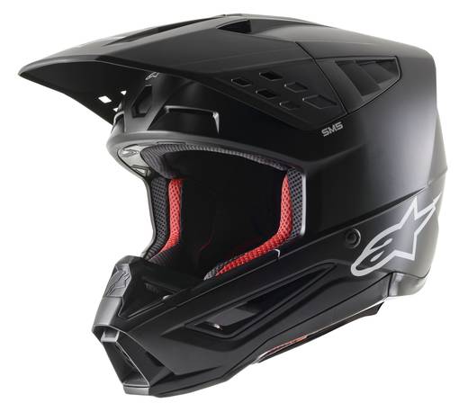 Alpinestars Hjälm S-M5 2206 Mattsvart - Skoterhjälmar - D452106 - 1