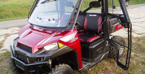 DFK Komplett värmehytt med torkare/spolning Polaris Ranger XP 900 Crew 2014- - Ram- & chassidelar - D418266 - 1