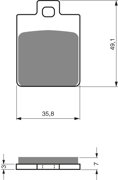 GOLDFREN Bromsbelägg 137 Ceramic Carbon S3 - Bromsbelägg - D26516 - 1
