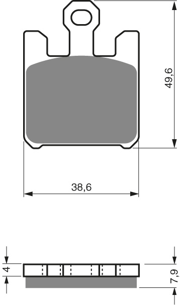 GOLDFREN Bromsbelägg 200 Ceramic Carbon S3 - Bromsbelägg - D26556 - 1