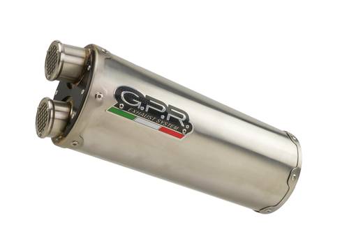 GPR Bmw G 310 R 2017/20 e4 EC-Approv. full line exhaust catalized Dual Inox - Komplett avgassystem - D407826 - 1