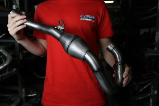 GPR Honda Crf 450 R 2021/2022 Mx competition full line Pentacross FULL Titanium - Komplett avgassystem - D407376 - 1