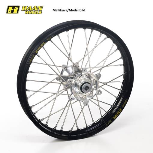 Haan wheel KTM SX/SX-F 15-.. EXC/F 16-.. 21-1,60 ALU HUB/BLACK RIM - Kompletta hjul - D394056 - 1