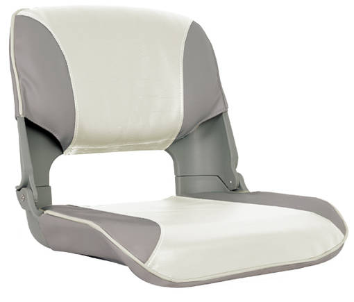 OS SKIPPER SEAT FOLDING UPHOLSTERED GREY/WHITE - Bord & Stolar - D130686 - 1