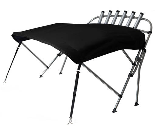 OS WHITEWATER PRO BIMINI 1.5 - 1.7M BLACK + ROCKET LAUNCHER - Bimini - D130546 - 1