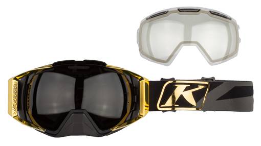 Oculus Goggle Dissent Gold Smoke Polarized and Clear Lens - Goggles - 59756 - 1
