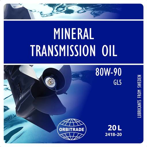 Orbitrade Gear oil mineral 80W-90 20L Bag in box - Motorolja - D255986 - 1