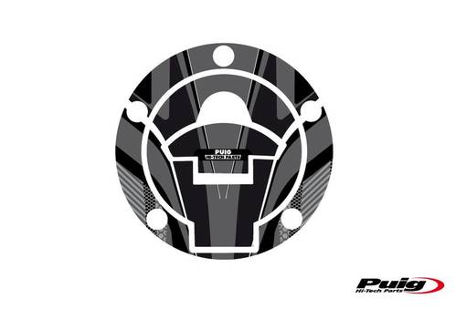 Puig Fuel Cap Cover Mod. Radical Yamaha C/Grey - Dekaler - D185186 - 1