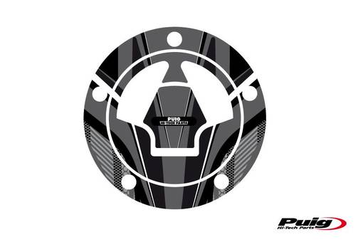 Puig Fuel Cap Cover Radical Kawasaki C/Grey - Dekaler - D183276 - 1