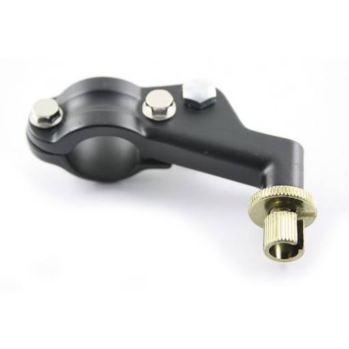 TMV Clutch Lever Bracket Forged KX125/250 ..-04 Black - Broms- & Kopplingshandtag - D129166 - 0