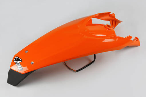 UFO Bakskärm Enduro LED EXC/EXC-F 125-500 2012-16 Orange 127 - Stänk- & kedjeskydd - D386316 - 1