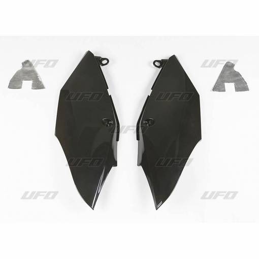 UFO Sidopanel CRF250R/RX 18-21 / CRF450R/RX 17-20 Svart 001 - Nummerplåtar - D106006 - 1