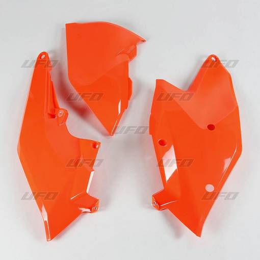 UFO Sidopanel KTM125-525 SX/SXF 16- EXC/EXC-F 17- Flou orange FFLU - Sidopanel - D128346 - 1