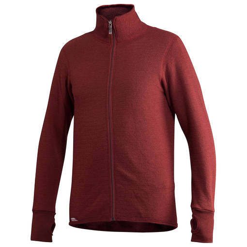 Woolpower Full zip 400 Merino Mid layer Jacka roströd - Underställ & Tillbehör - D464776 - 1