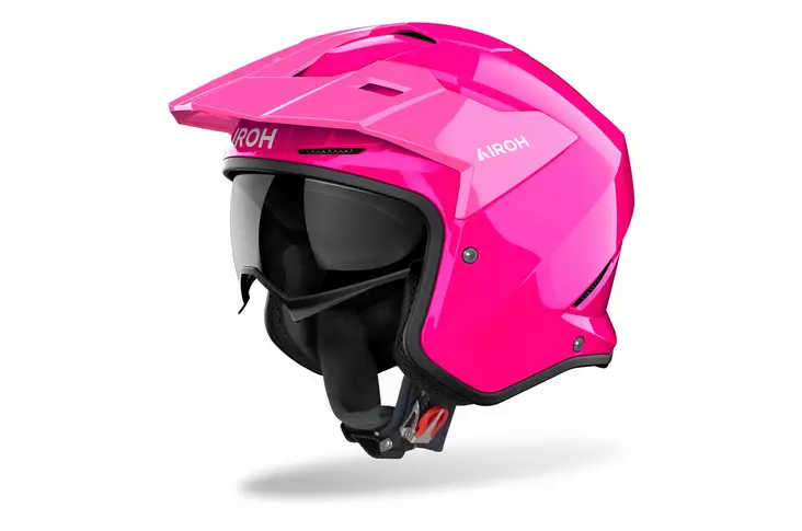 Airoh Hjälm Kombakt Color Rosa glansig - Skoterhjälmar - D516856 - 1