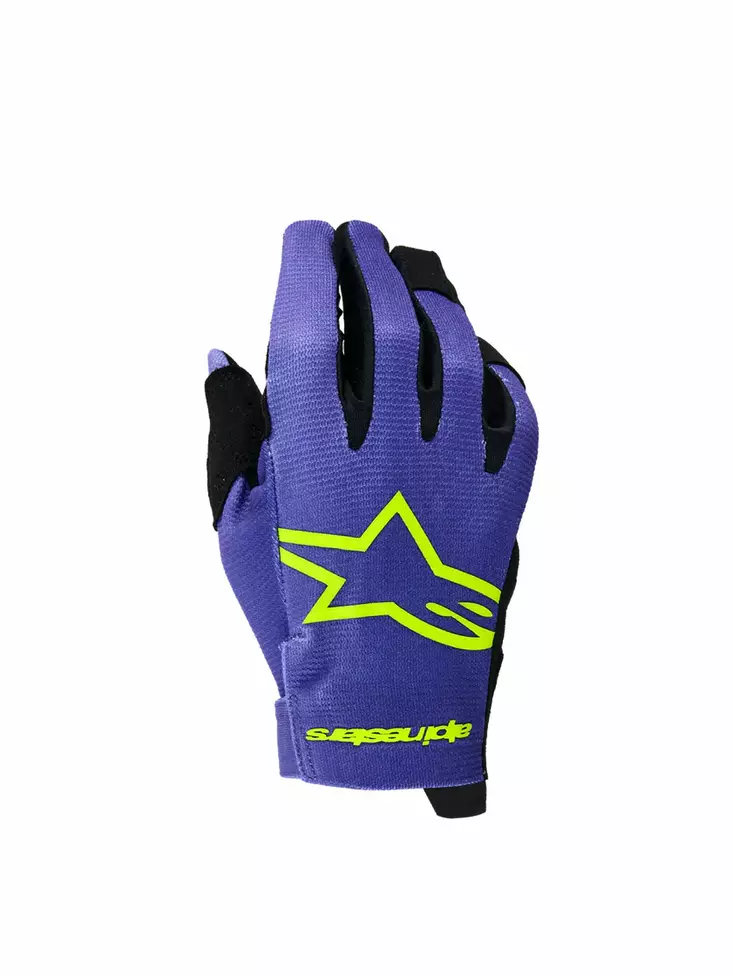Alpinestars Handskar Youth Radar Lila/Fluo Gul - Handskar Offroad - D493086 - 1
