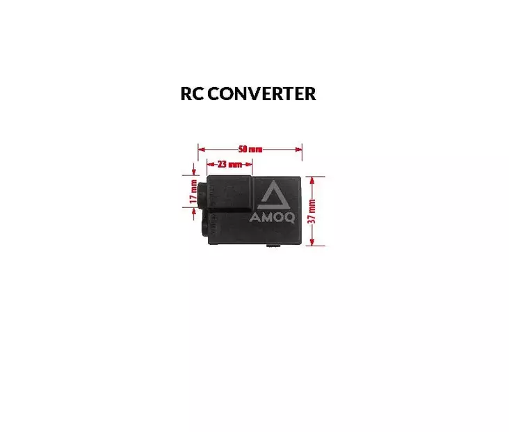 AMOQ Burner RC converter - Linser & Tillbehör - D504666 - 1