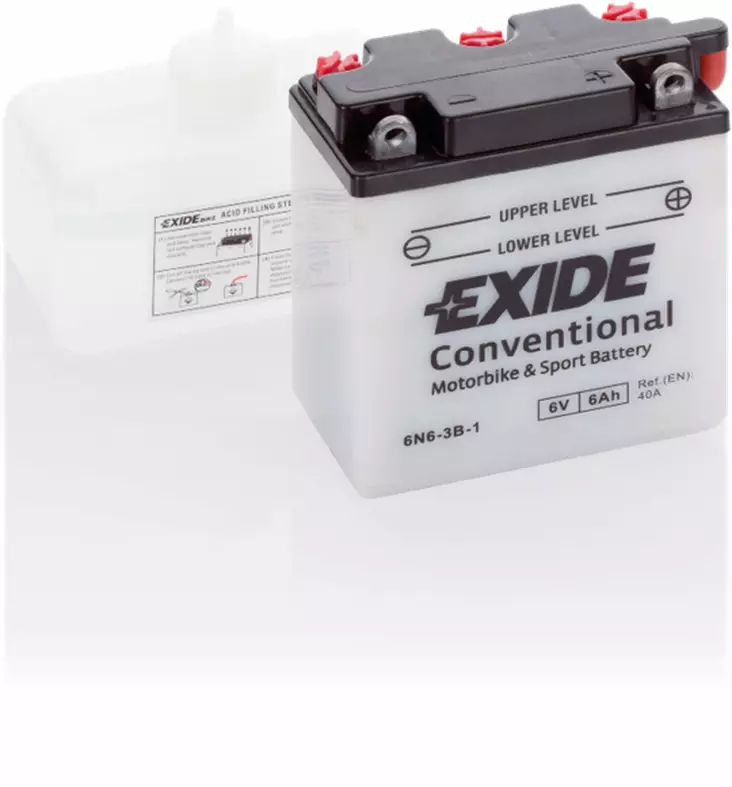 Exide batteri 6N6-3B-1 - Batteri & Laddning - D528836 - 1