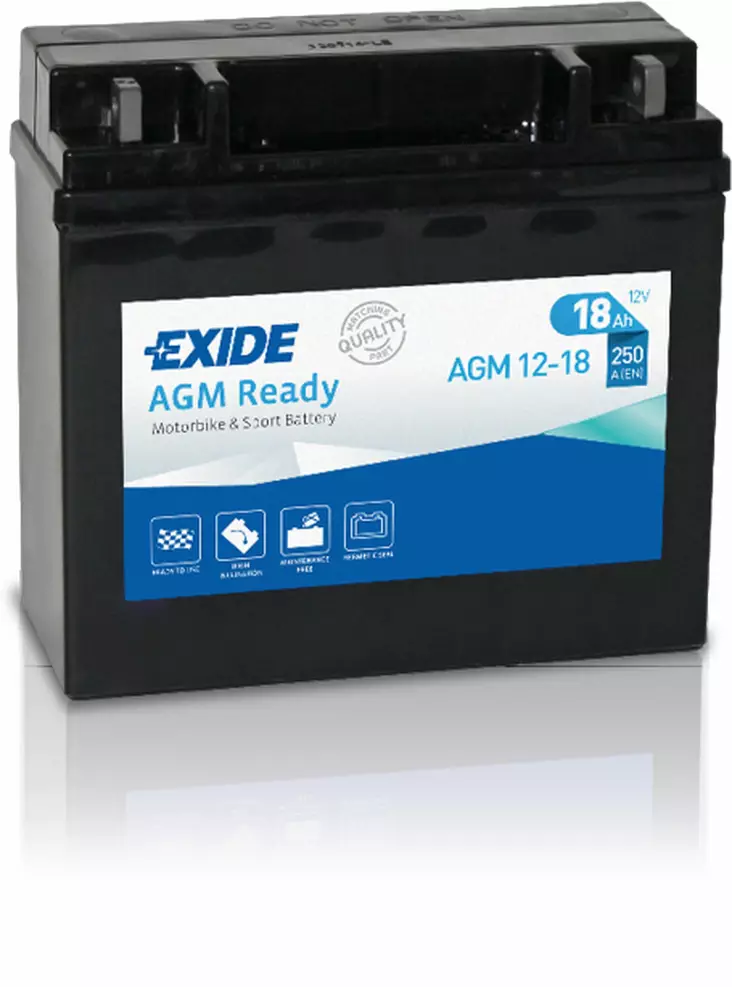 Exide batteri AGM12-18 - Batteri & Laddning - D528766 - 1