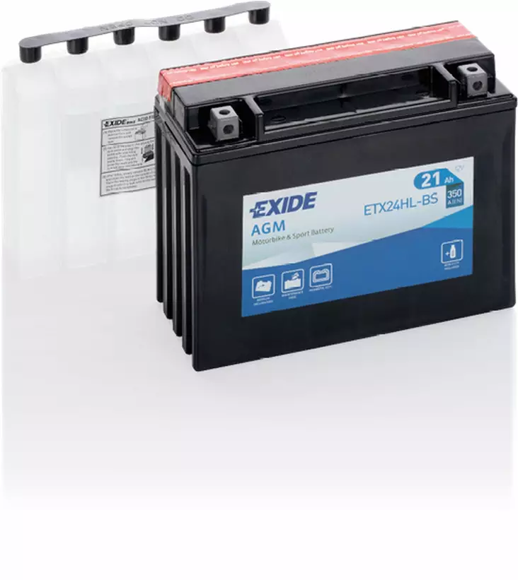 Exide batteri ETX24HL-BS - Batteri & Laddning - D528796 - 1