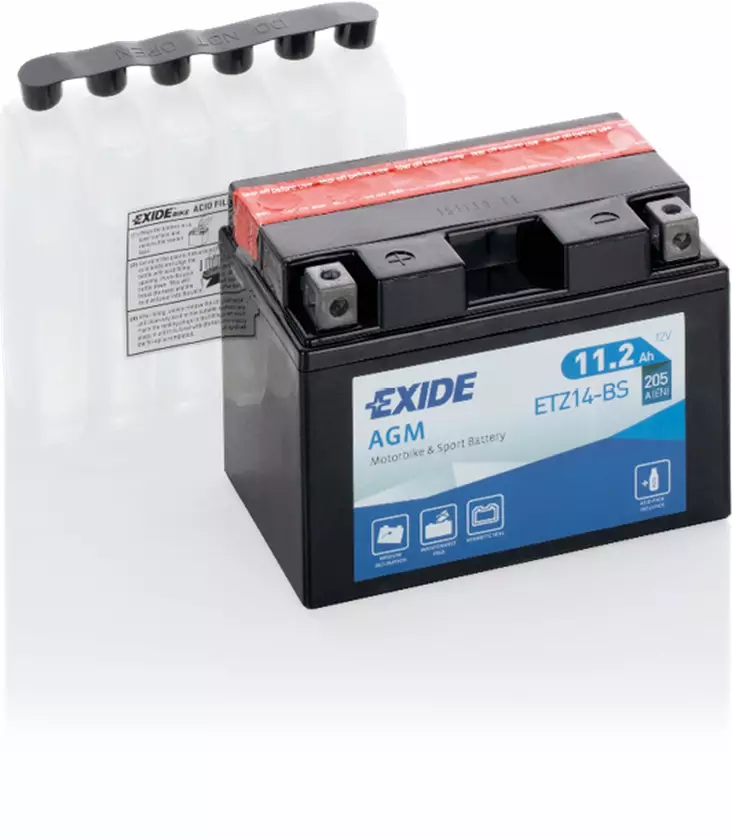 Exide batteri ETZ14-BS - Batteri & Laddning - D528786 - 1