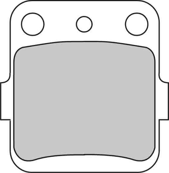 Ferodo brombklossats Sinter Grip MX: Honda, Suzuki, TM, Yamaha ATV: Kawasaki, Su - Bromsbelägg - D475686 - 1