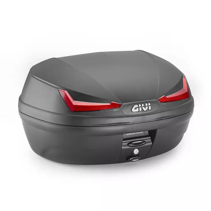 Givi Black Monolock Topcase 45Lt Red Reflect. - Hårda väskor - D481996 - 1