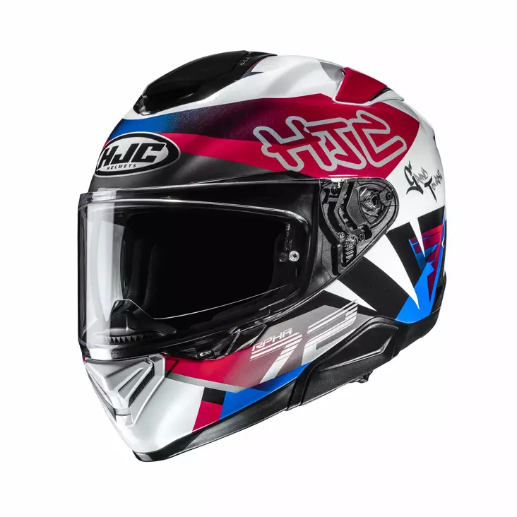 HJC Helmet RPHA 72 Goldy Röd/Vit MC21 - Skoterhjälmar - D508706 - 1