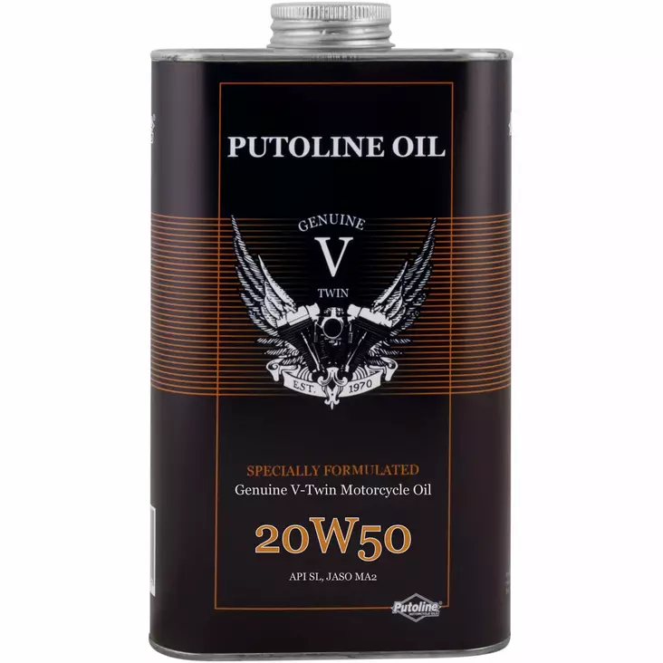 Putoline Genuine V-Twin 20W-50- 1L (6) - Fyrtaktsolja - D526866 - 1