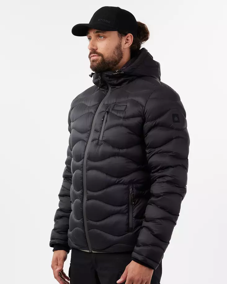 TOBE Strix Hooded Down Jacket Jet Black - Skoterjackor - 83226 - 1