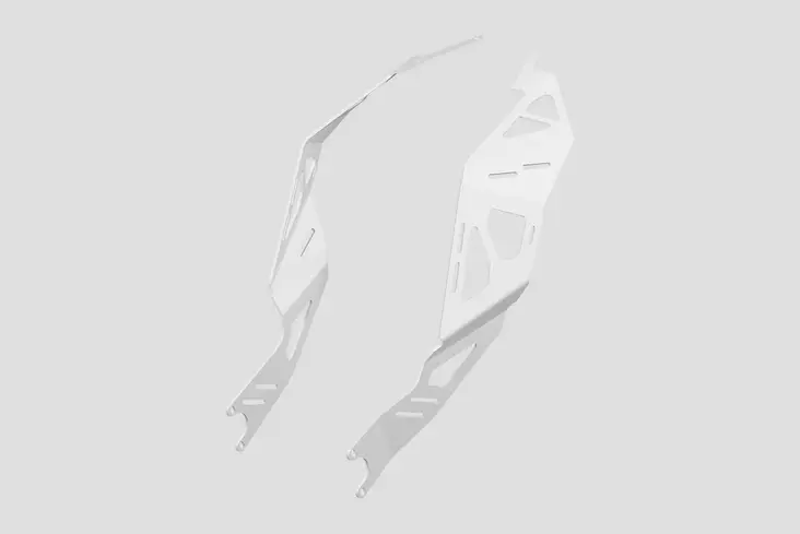 Yakk EXP Side pannier luggage rack Husqvarna 701 Enduro/Supermoto (16-25) white - Monteringssatser - D527946 - 1