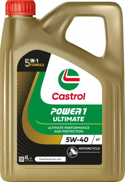 Castrol Power1 Ultimate 4T 5W-40 4 L (4) - Fyrtaktsolja - D484167 - 1