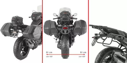 Givi Tub. Pannier Holder Bmw R1300Rs (25-26) - Monteringssatser - D530707 - 1