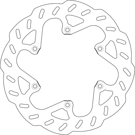 GOLDFREN Bromsskiva bak YZ 22-..YZ450F 20-. YZ250F 21- - Bromsskivor - D509847 - 1