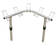 OS ROD HOLDER 5 WAY CORNER RACK STAINLESS STEEL - Fisketillbehör - D130557 - 1