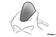 Puig R-Racer Screen Kawasaki Ninja 650 20' C/Black - Stänk- & kedjeskydd - D373957 - 1