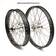 REX WHEELS 18-2,15 KTM ALL SX-F 13-22 TC&FC 16-22 SVART FÄLG/SILVER NAV 25MM - Kompletta hjul - D114607 - 1