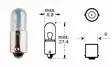 Glödlampa 6v 4w Ba 9s - Glödlampor - D475647 - 1