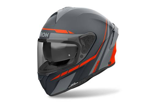 Airoh Hjälm Spark 2 Spinner Orange Matt - Skoterhjälmar - D474027 - 1