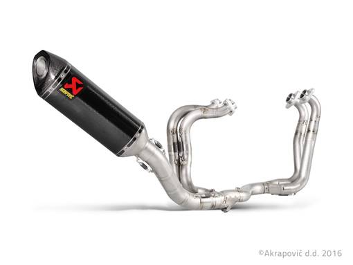 Akrapovic Evolution Line (Carbon) RSV4 2017-TUONO 1000 V4R 2017- - Komplett avgassystem - D97967 - 1