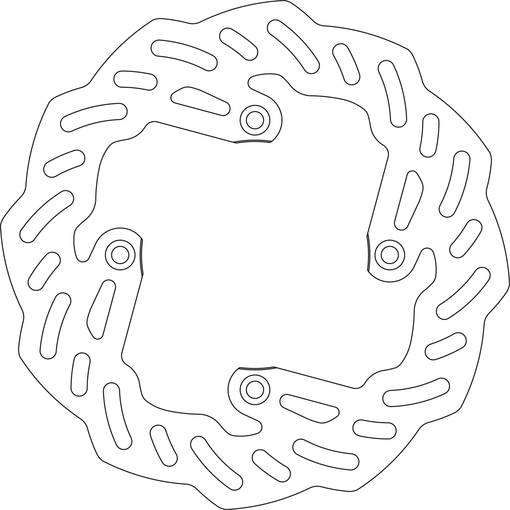 GOLDFREN Bromsskiva Bak YZ80/85 93- YZ65 18- - Bromsskivor - D19397 - 1