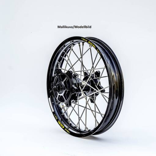 Haan wheel Beta RR 13-.. Front 17-3,50 BLACK RIM/BLACK HUB - Kompletta hjul - D483597 - 1