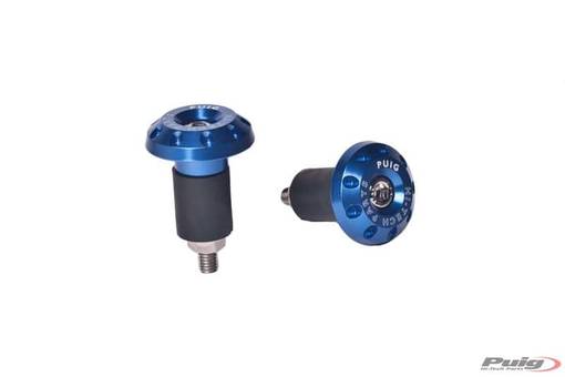 Puig Bar Ends Aluminium Race Universal C/Blue 13-18mm - Styrtillbehör - D168387 - 1
